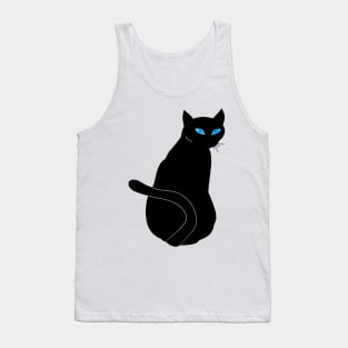 Cat With Blue Eyes Tank Top
